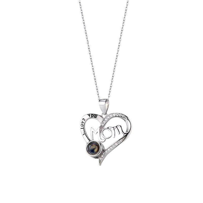 Custom Heartfelt Mom Hidden Photo Necklace - Image 3