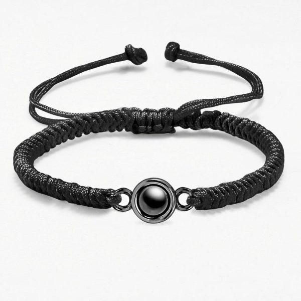 Custom Hidden Projection Photo Braided Bracelet - Image 4