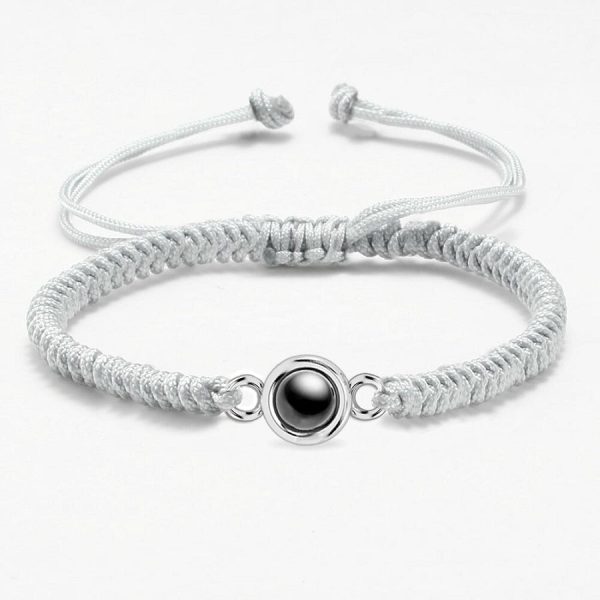 Custom Hidden Projection Photo Braided Bracelet - Image 3