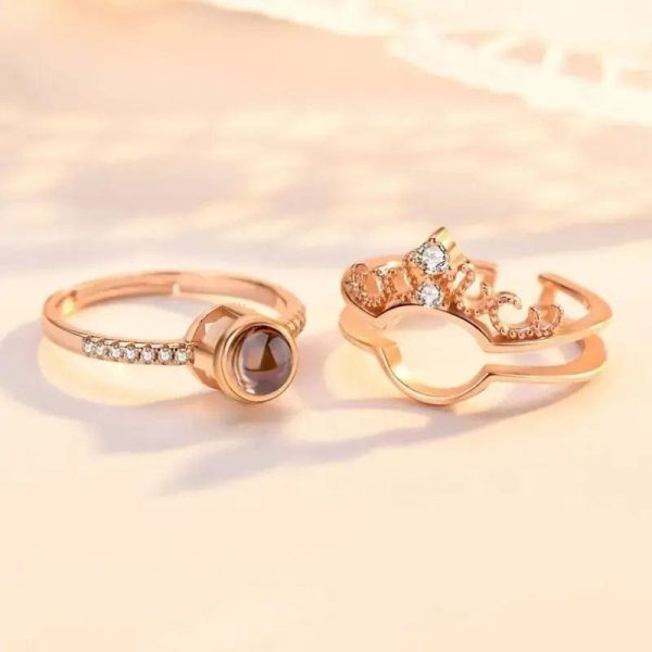 Custom Photo Projection Crown Ring - Image 6