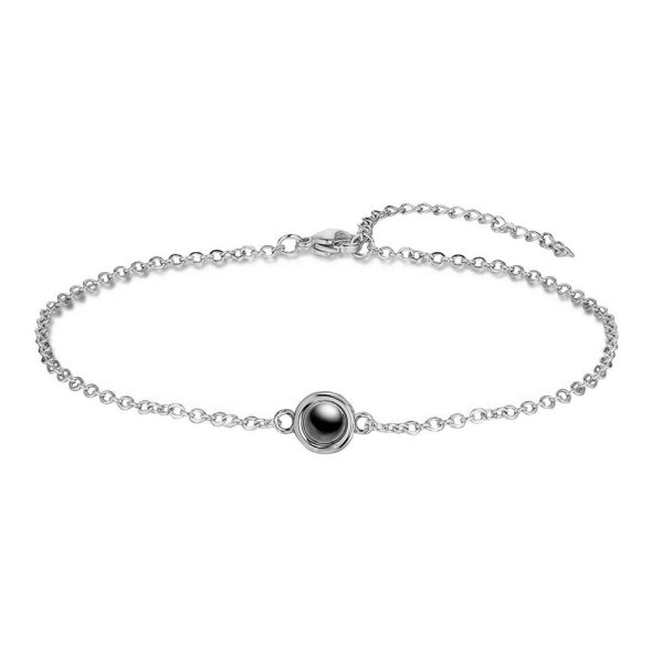 Custom Photo Projection Dainty Bracelet - Image 2