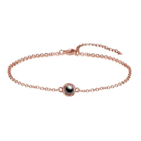Custom Photo Projection Dainty Bracelet - Image 4