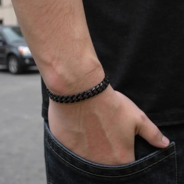 Custom Photo Projection Thick Chain Bracelet - Image 6