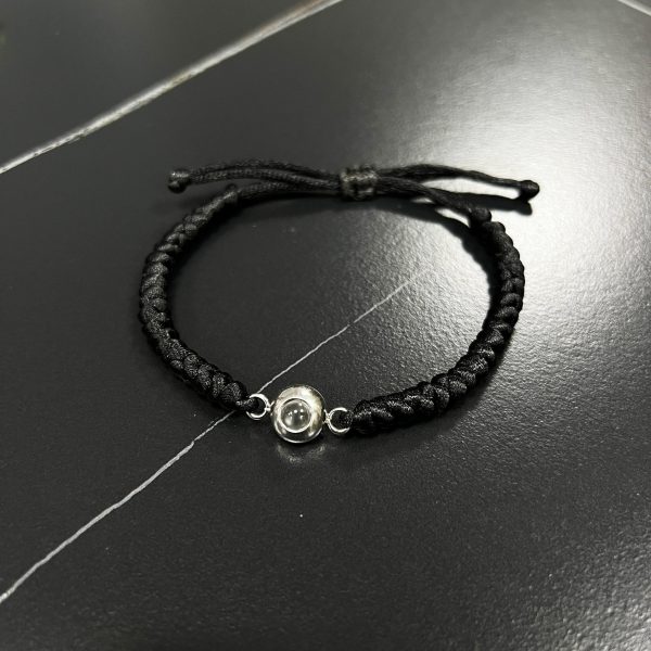 Customised Snake Knot Braided Projection Bracelet - Image 8