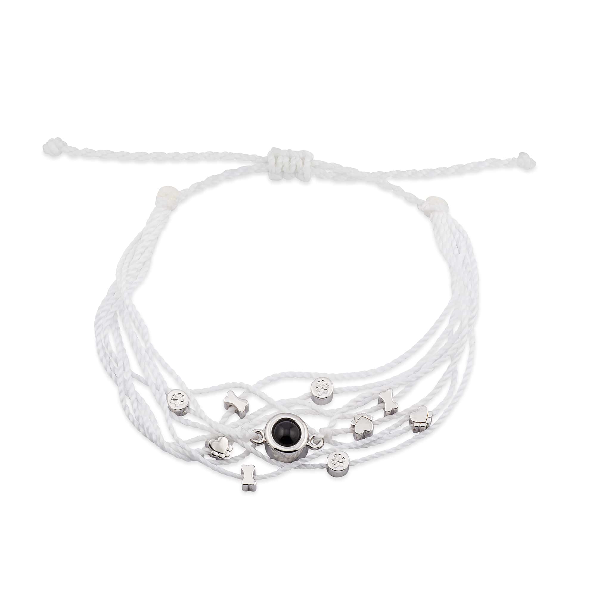 Personalized Photo Bracelet With Dog Charms - Image 2